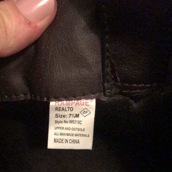 Rampage size 7.5 realto brown below knee to knee high boots - Picture 9 of 10